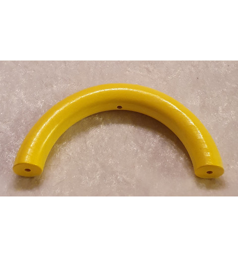 Halbring mit 5 Bohrungen 3mm gelb