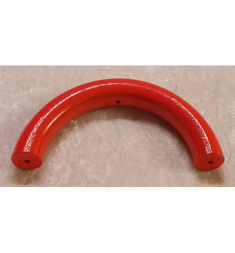 Halbring mit 5 Bohrungen 3mm hellrot