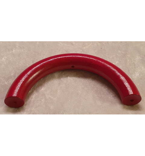 Halbring mit 5 Bohrungen 3mm rot