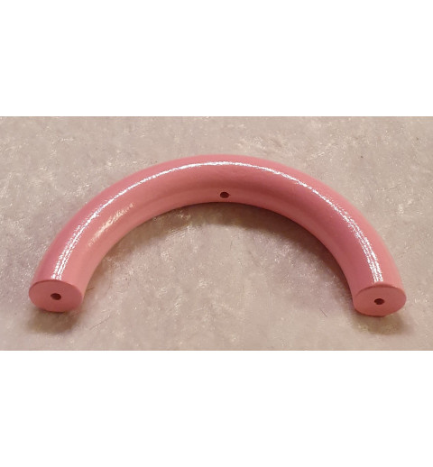 Halbring mit 5 Bohrungen 3mm rosa