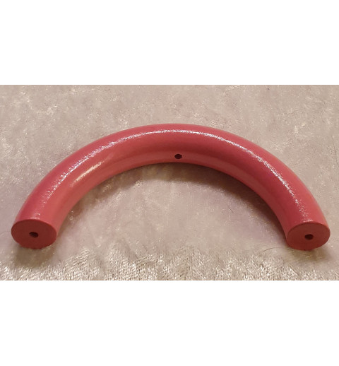 Halbring mit 5 Bohrungen 3mm altrosa