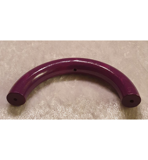 Halbring mit 5 Bohrungen 3mm magenta
