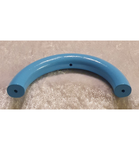 Halbring mit 5 Bohrungen 3mm azur