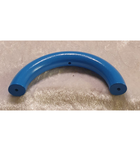 Halbring mit 5 Bohrungen 3mm meerblau