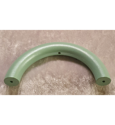 Halbring mit 5 Bohrungen 3mm mint/perlmutt