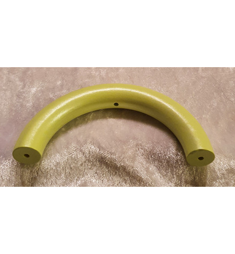 Halbring mit 5 Bohrungen 3mm limette/perlmutt