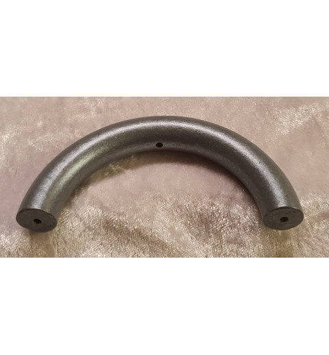 Halbring mit 5 Bohrungen 3mm grau/perlmutt
