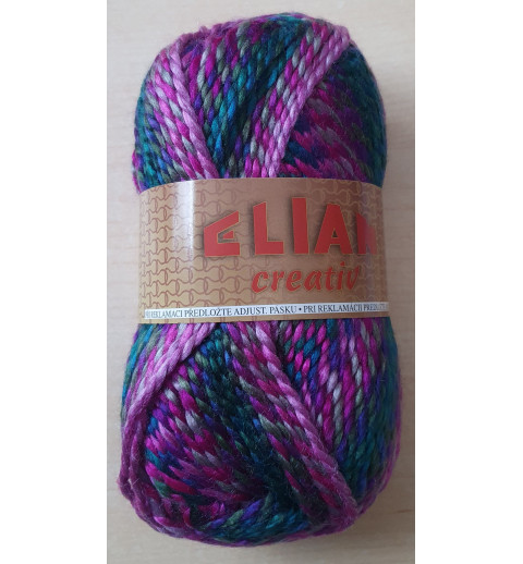 Garn lila/grün