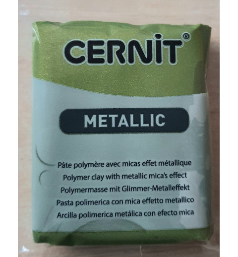 Cernit Metallic Grün-Gold
