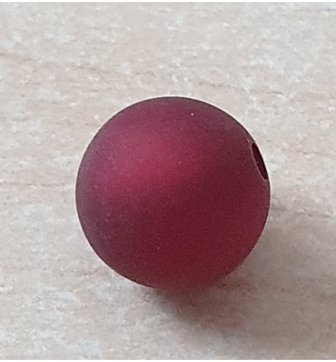 Polaris Perlen weinrot