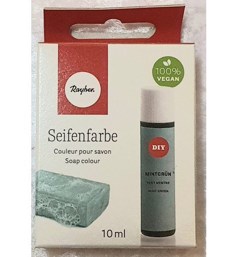 Seifenfarbe Mintgrün