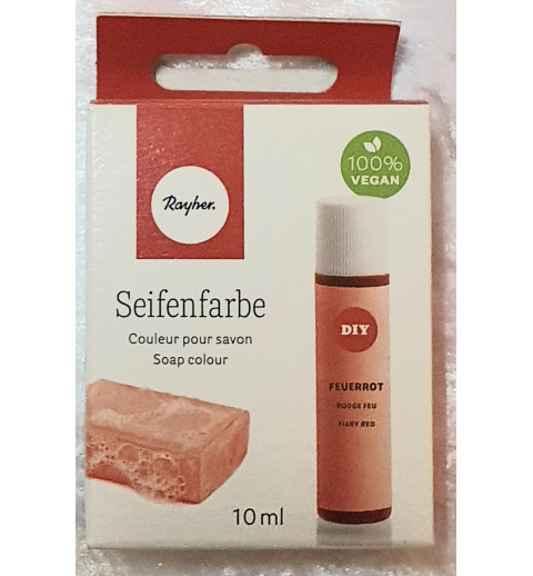Seifenfarbe Feuerrot