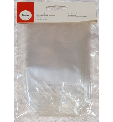 Geschenk Bodenbeutel transparent