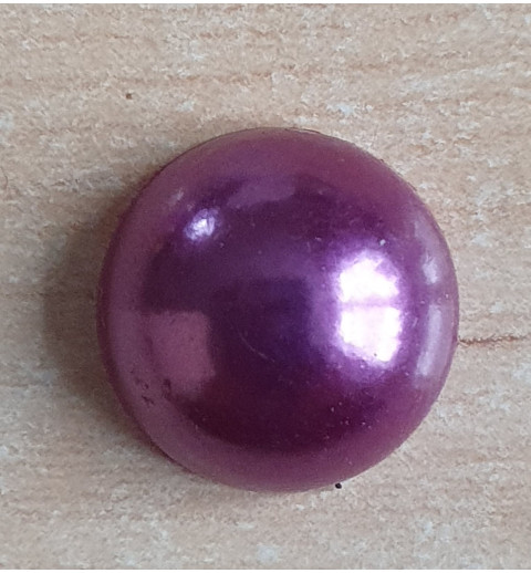 Halbe Perle ohne Loch Rund violette