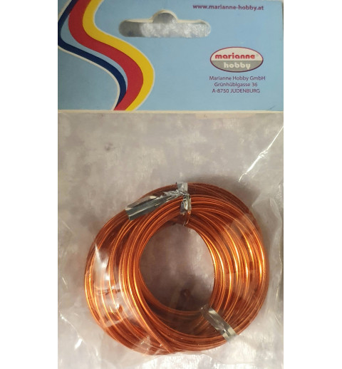 Alu Draht orange