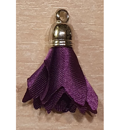 Stoff Quasten violette