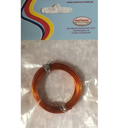 Alu Draht orange