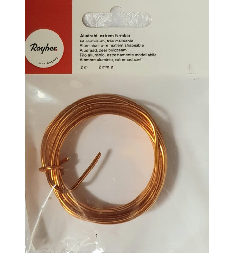 Alu Draht orange