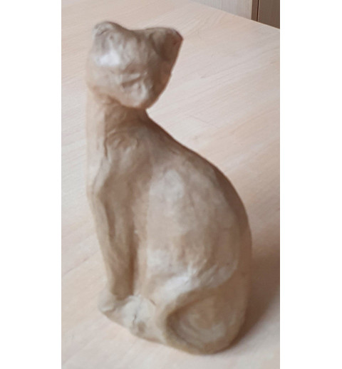 Pappmache Katze