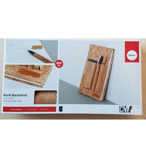 Kork Bastelset Notizblock