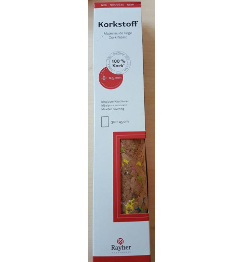 Korkstoff bunt/gefleckt