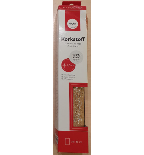 Korkstoff silber/gefleckt