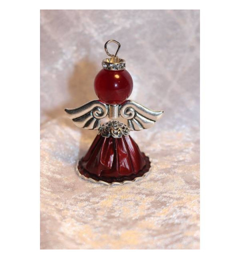 Nespresso Engel weinrot