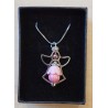 Kette mit Engelanhänger rosa