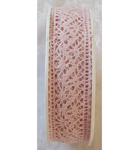 Spitzenband rosa