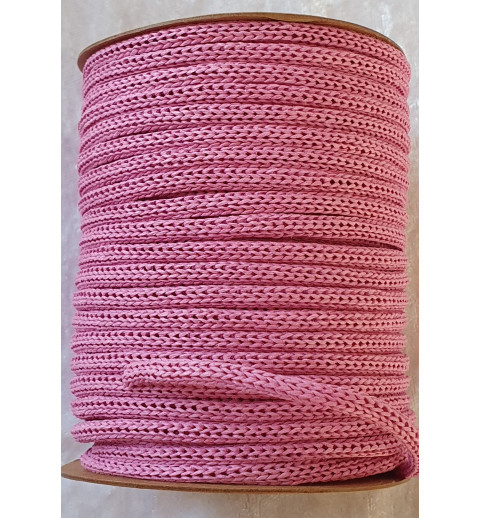 Strickschlauch Band rosa