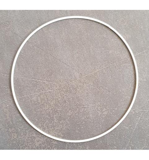 Metall Ring weiss