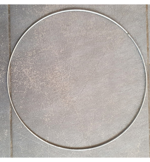 Metall Ring silberfarbig