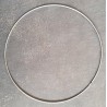 Metall Ring silberfarbig
