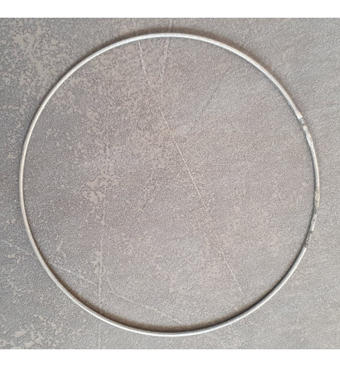 Metall Ring silberfarbig