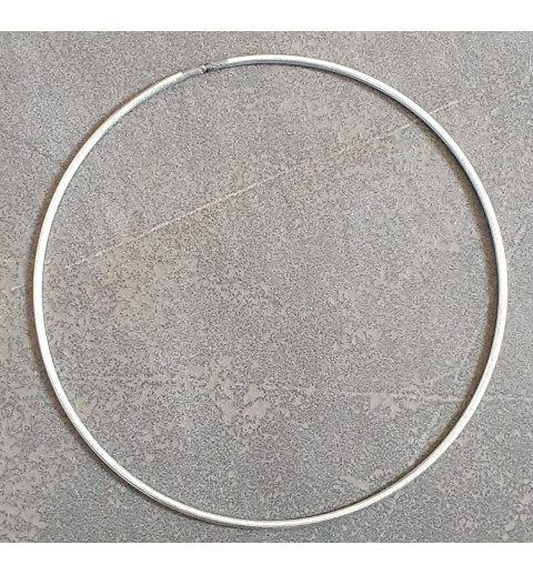 Metall Ring silberfarbig