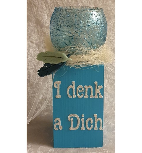 Teelicht Ständer Ich denk an Dich