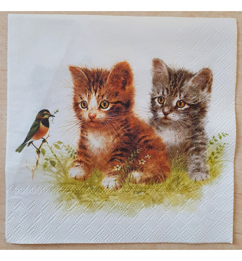 Serviette Katzen
