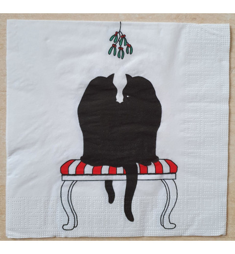 Serviette Katzen