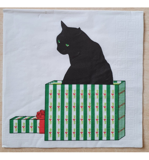 Serviette Katze