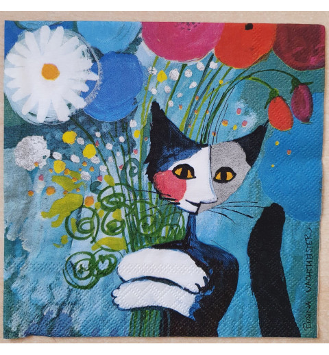 Serviette Katzen Rosina Wachtmeister