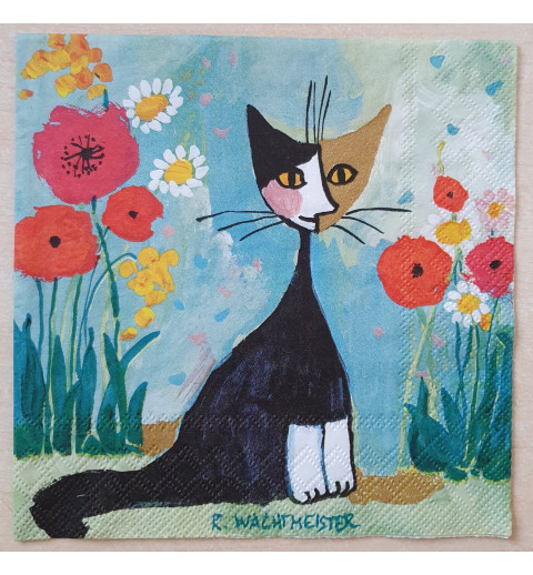 Serviette Katzen Rosina Wachtmeister