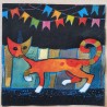 Serviette Katzen Rosina Wachtmeister