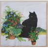Serviette Katze