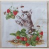 Serviette Katze