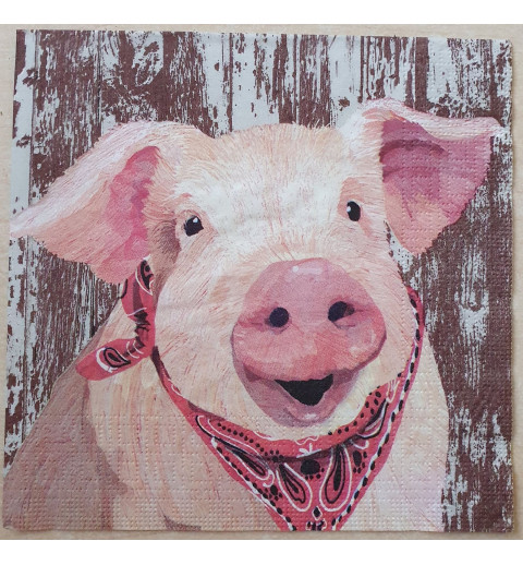 Serviette Schwein
