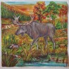 Serviette Elch