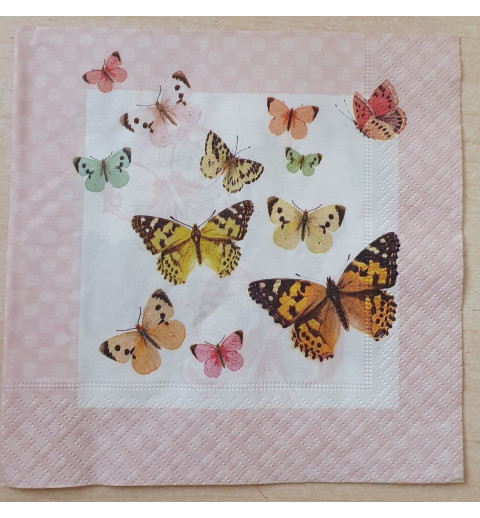 Serviette Schmetterlinge