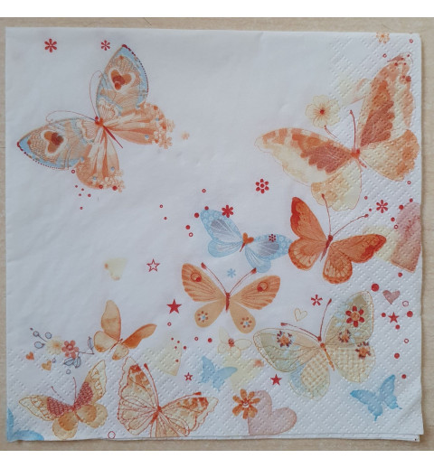 Serviette Schmetterlinge