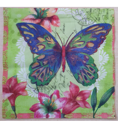 Serviette Schmetterling