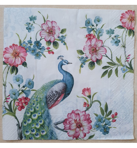 Serviette Pfau